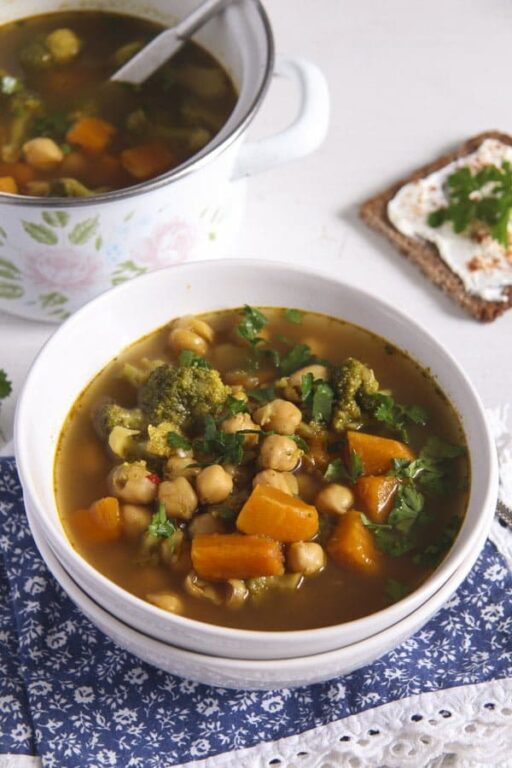 Broccoli and Sweet Potato Soup