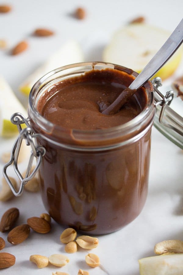 homemade chocolate nut spread