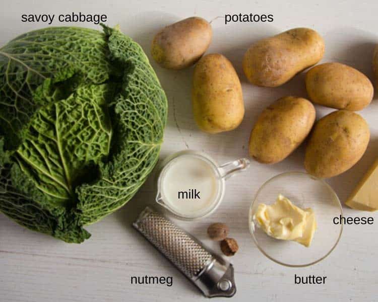 ingredients savoy cabbage casserole