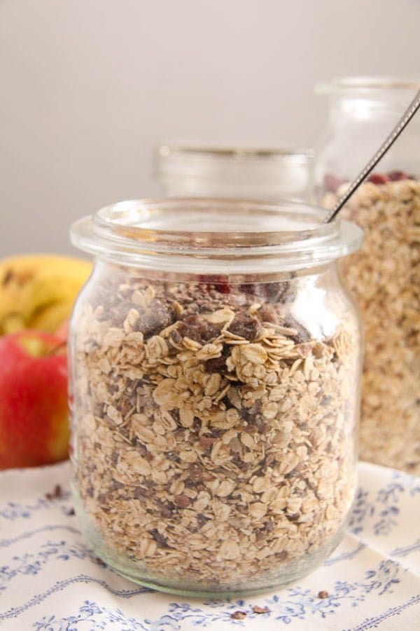 Homemade Muesli Mix - No Added Sugar or Oil, Vegan, Gluten-Free