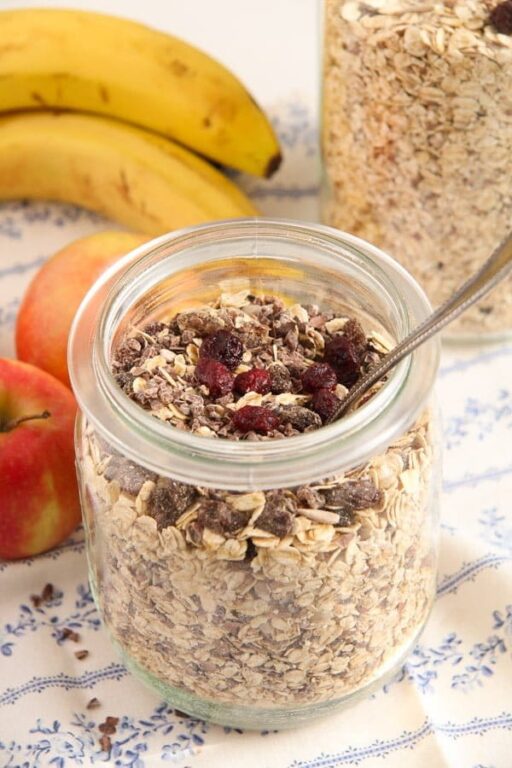 Homemade Muesli Mix without Sugar or Oil