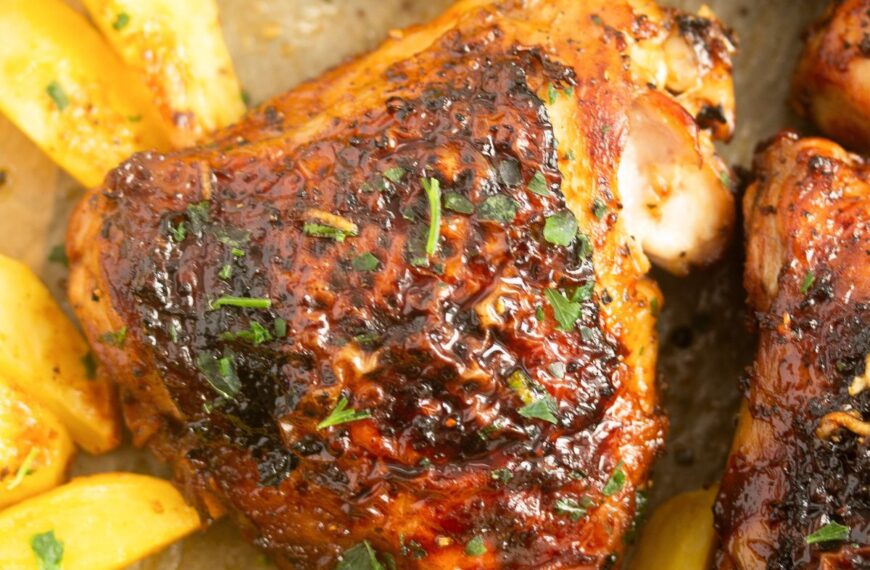 Roasted Potatoes, Pumpkin and Sausage Bake