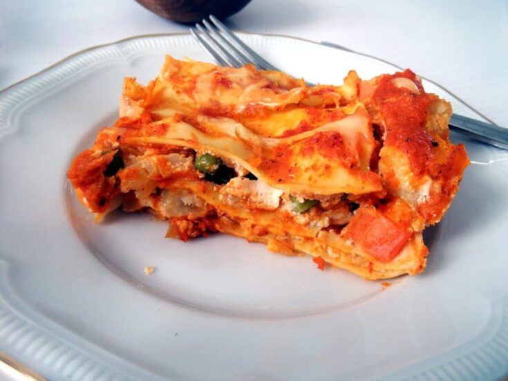 Roast Vegetable Lasagna With Ricotta - Where Is My Spoon