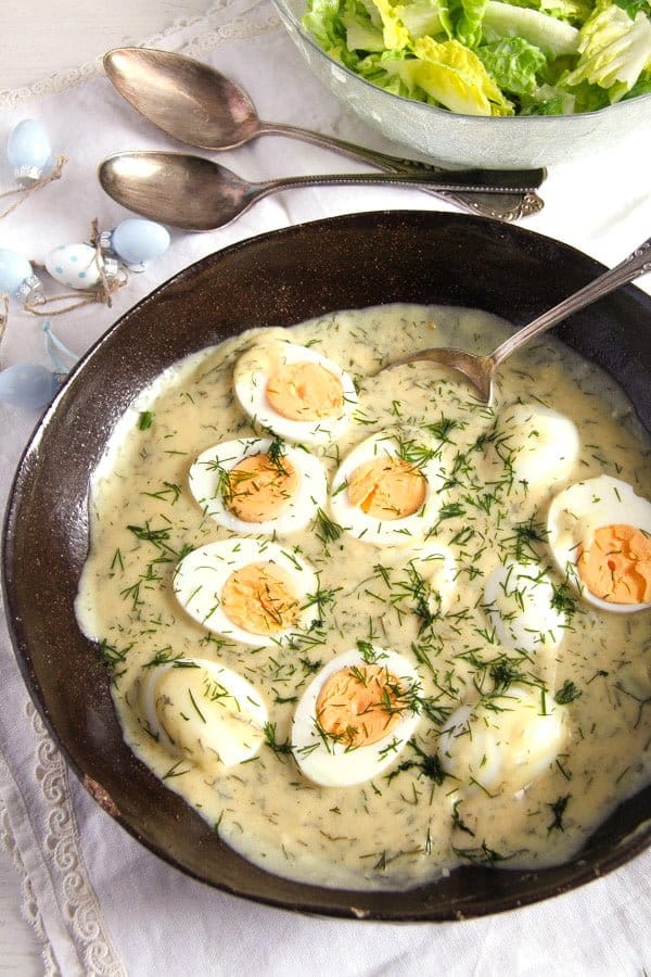 eggs in mustard sauce