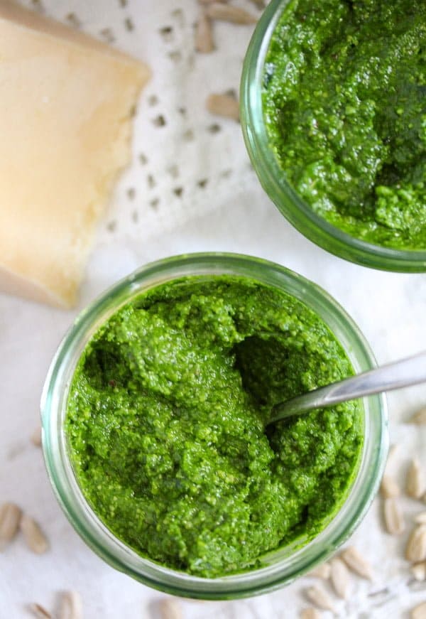 homemade pesto