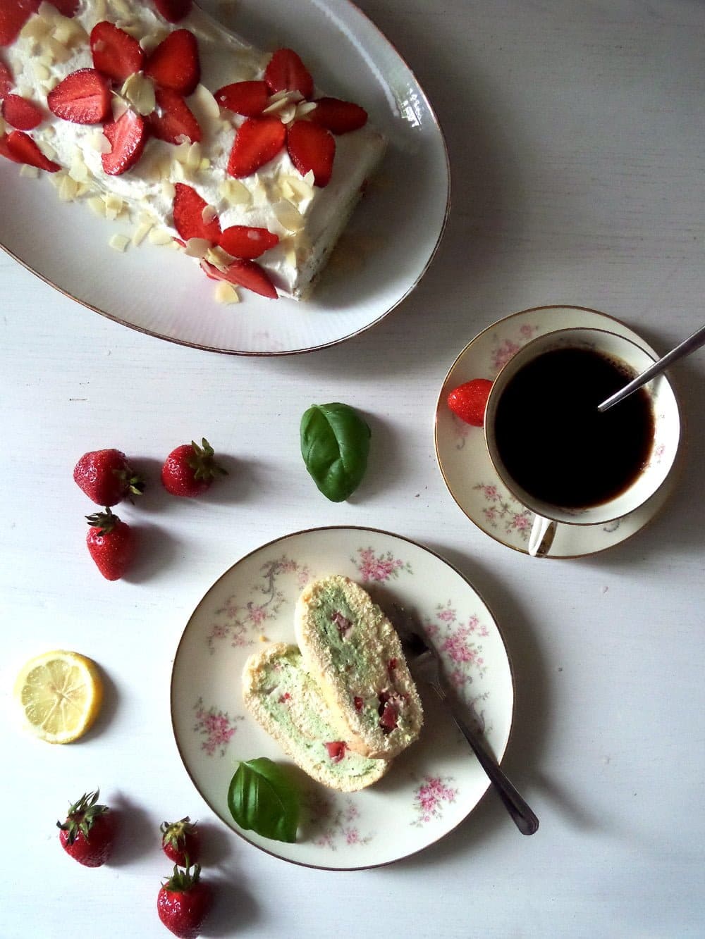 Strawberry Basil Roll