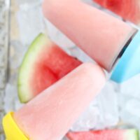 homemade ice lollies with fruit