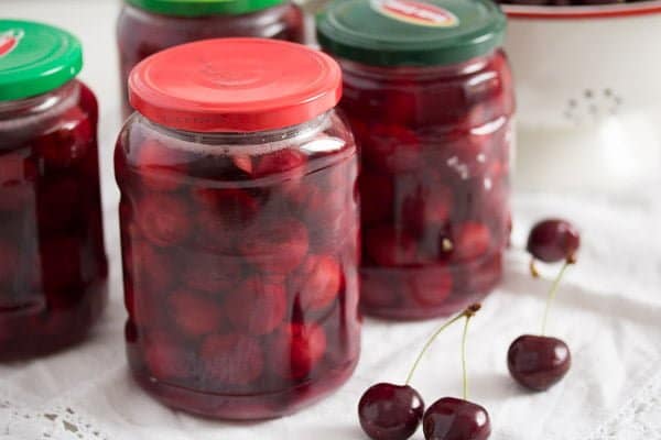 how to preserve cherries low sugar