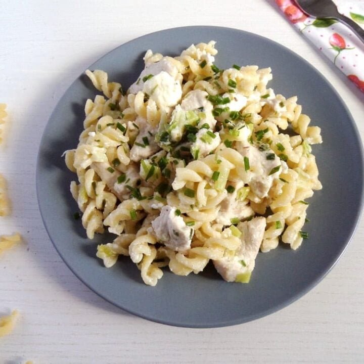 Chicken Fusilli with Feta