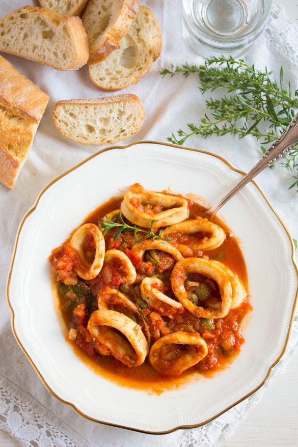 The Best Calamari Stew in Tomato Sauce