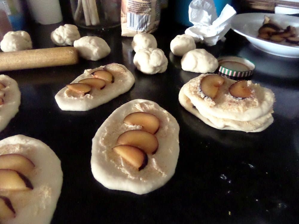 Plum Pull Apart Bread