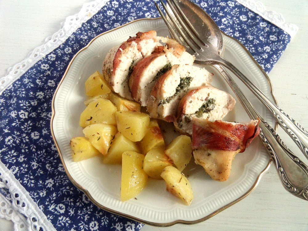 Chicken With Bacon and Herbs