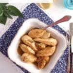 chicken breast with lemon and herbs.