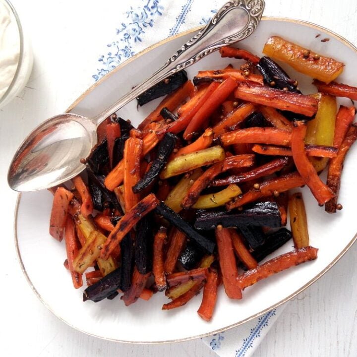 Roasted Rainbow Carrots
