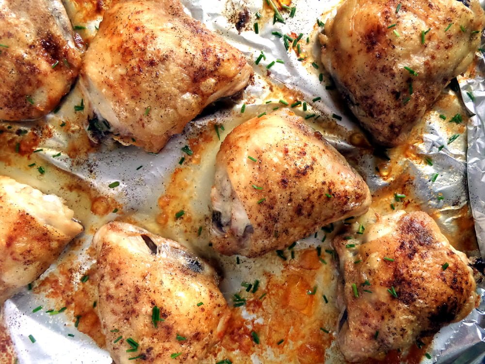 oven baked chicken thighs