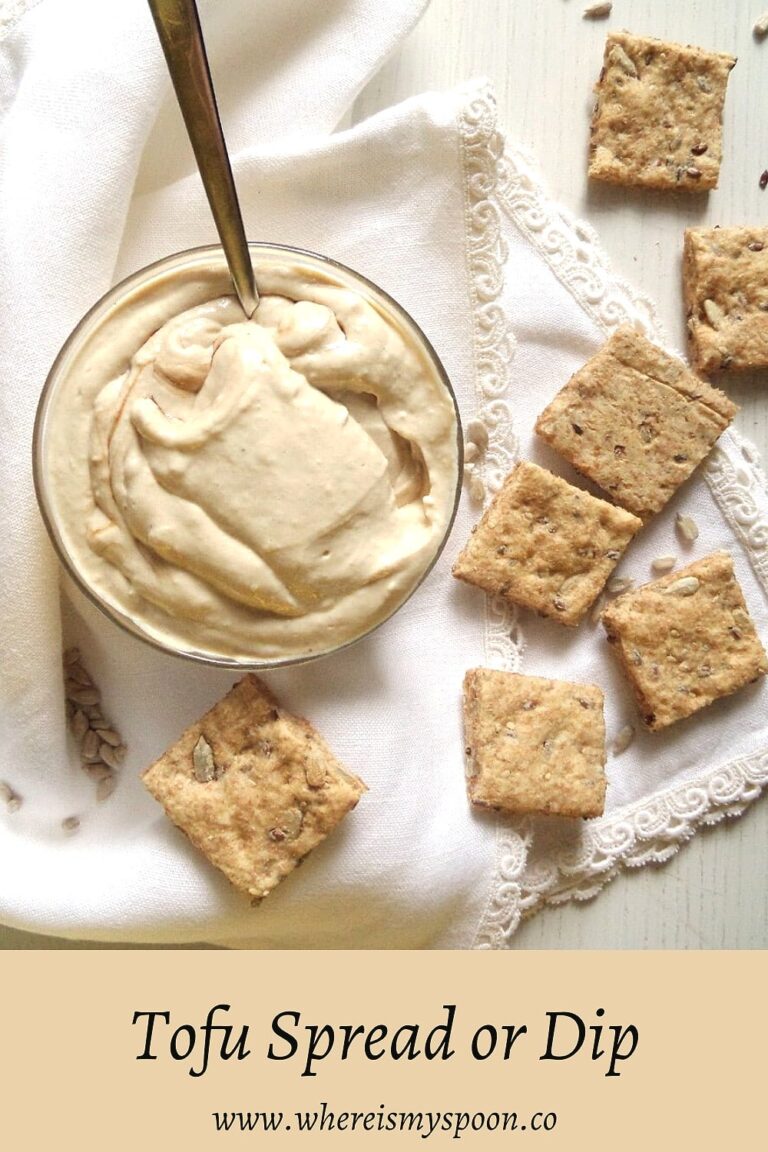 Vegan Tofu Dip or Spread (with Silken Tofu)