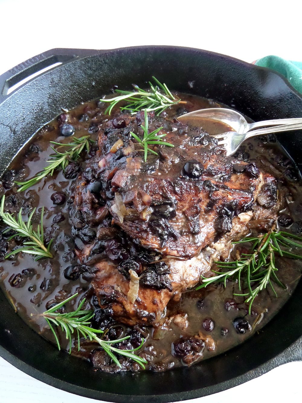 Turkey Breast In Blueberry Balsamic Sauce - Where Is My Spoon