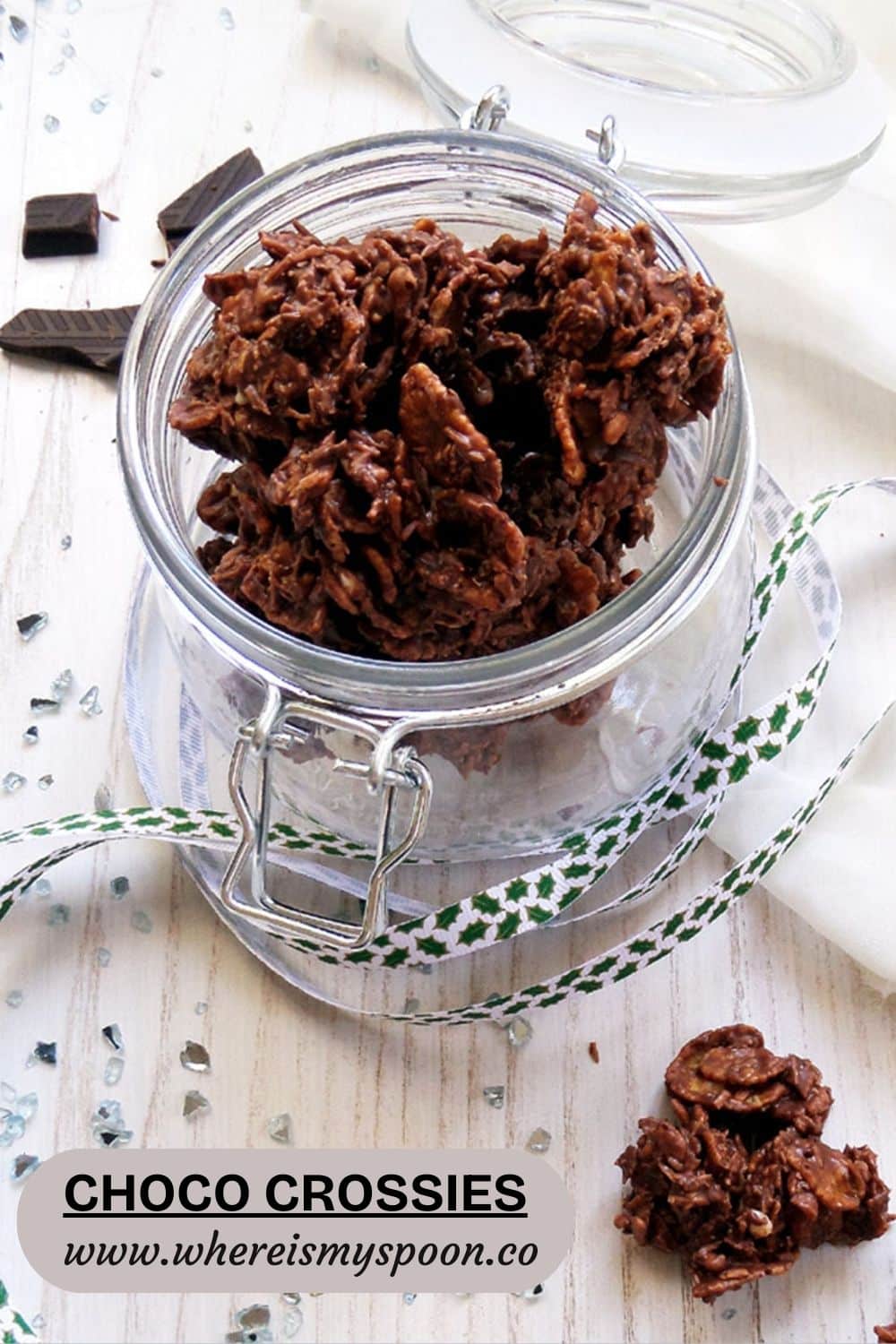 Choco Crossies – German Chocolate Cornflake Cookies - Where Is My Spoon