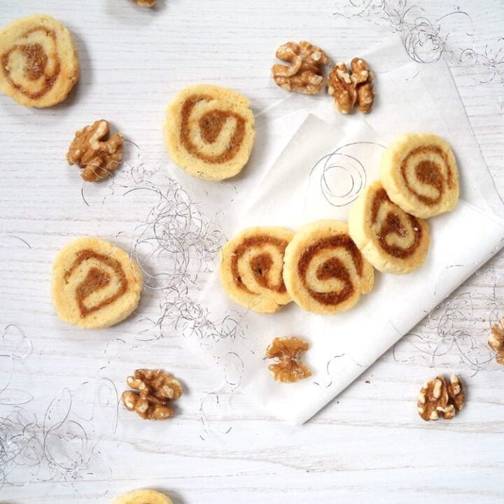 german marzipan cookies with nuts