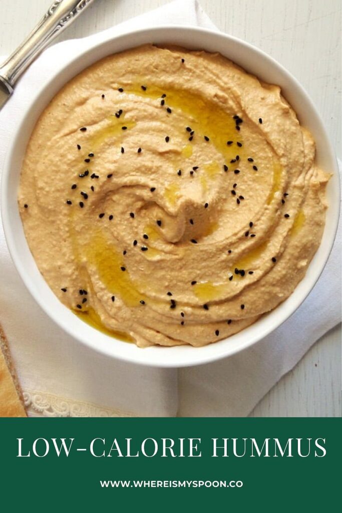 healthy tahini dip with chickpeas