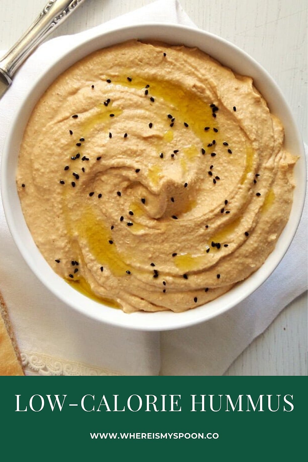 Light Hummus (Low-Fat, Low-Calorie Hummus Recipe)