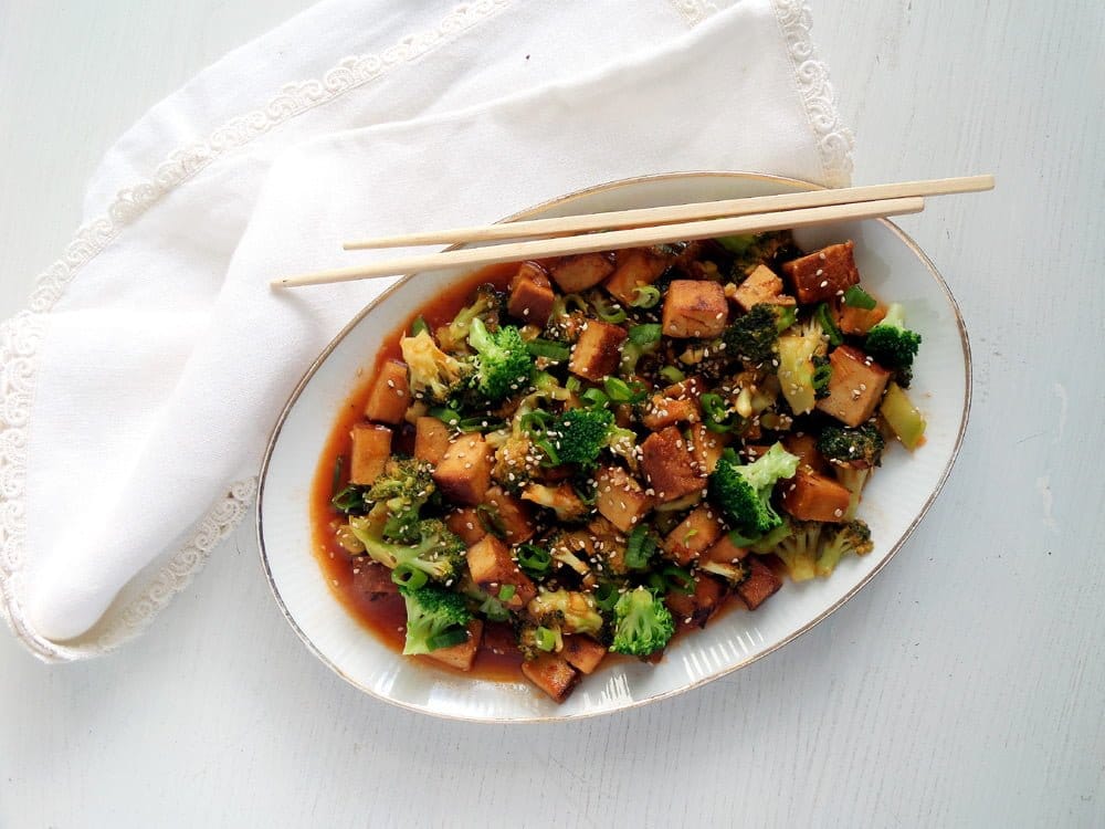 broccoli tofu stir fry