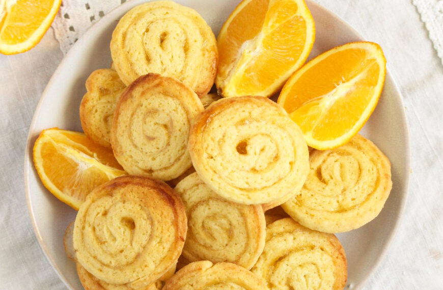 Orange Jam Swirl Cookies
