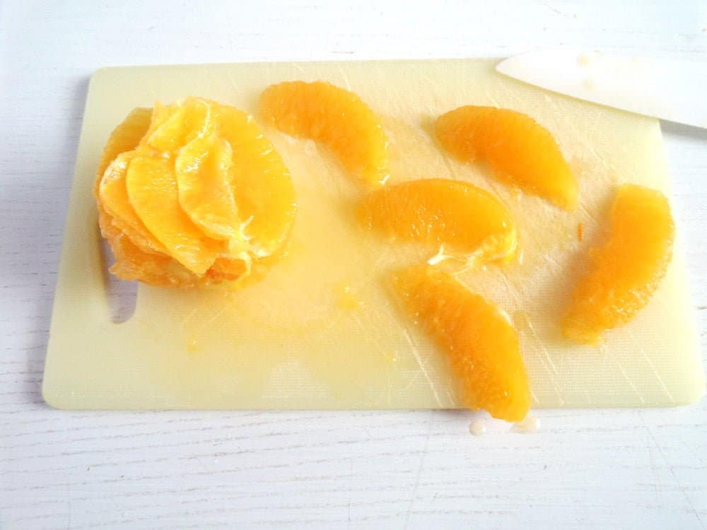 how to cut orange segments