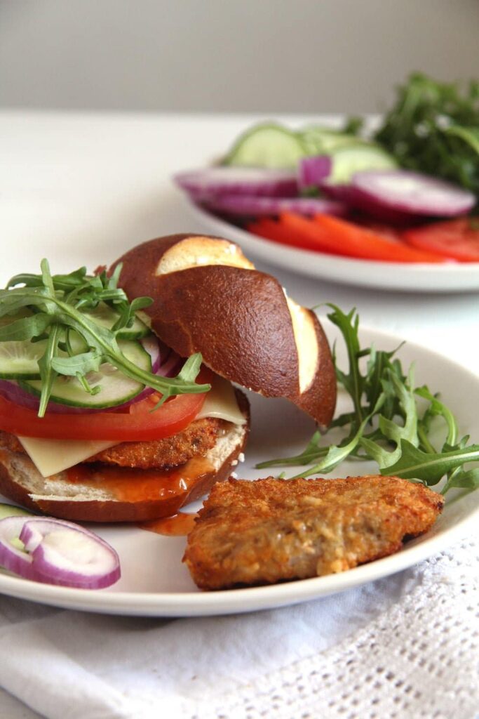 Oven Baked Schnitzel and Schnitzel Burgers