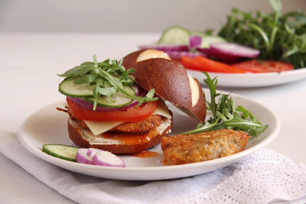 Oven Baked Schnitzel and Schnitzel Burgers