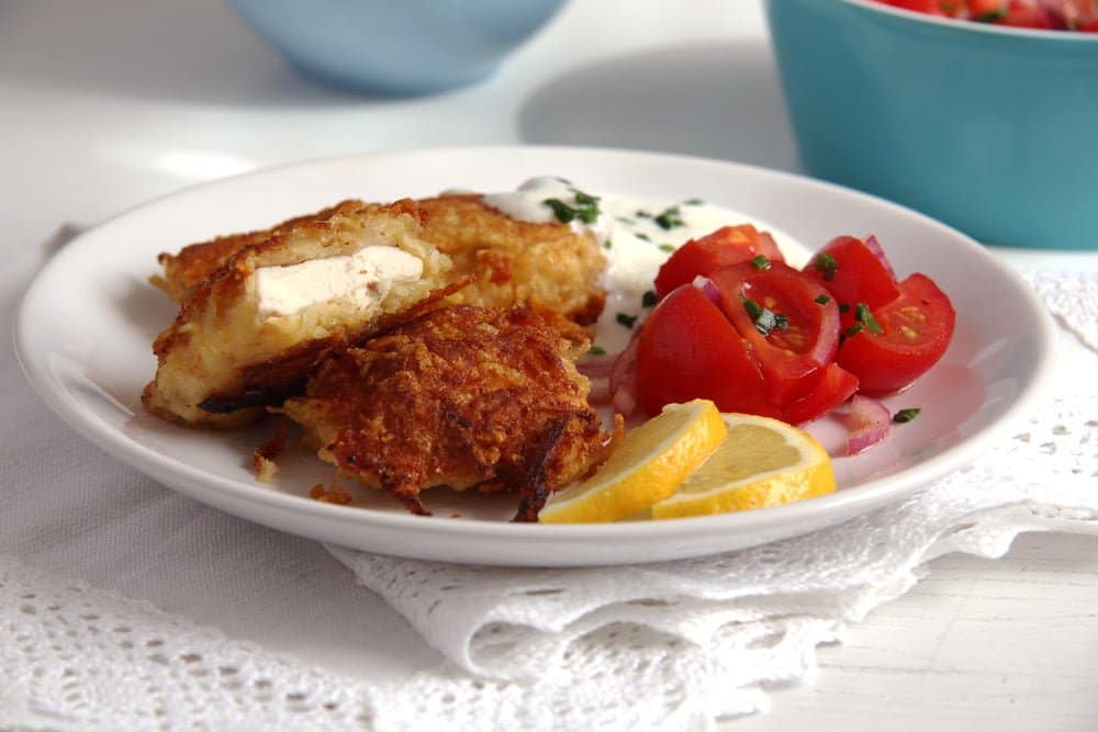 Chicken Schnitzel with Potato Crust