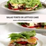 salad torte with ham and cheese