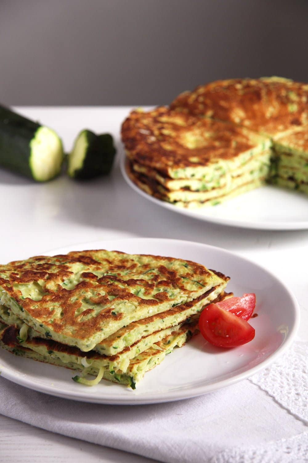 Zucchini Feta Pancakes