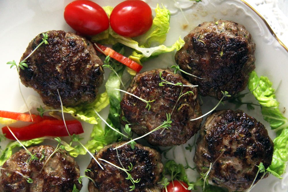 Zucchini Beef Meatballs