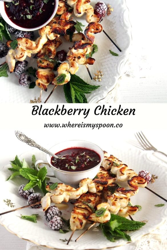Blackberry Sauce for Chicken (with Fresh of Frozen Berries)