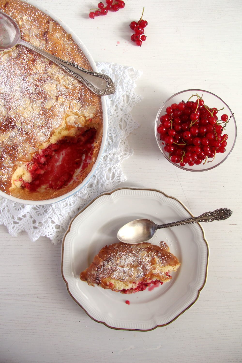 Red Currant Casserole Cake