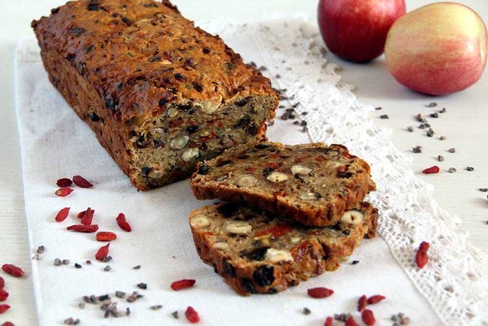 Trail Mix Apple Bread