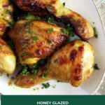 turmeric chicken thighs and drumsticks pinterest image with title.