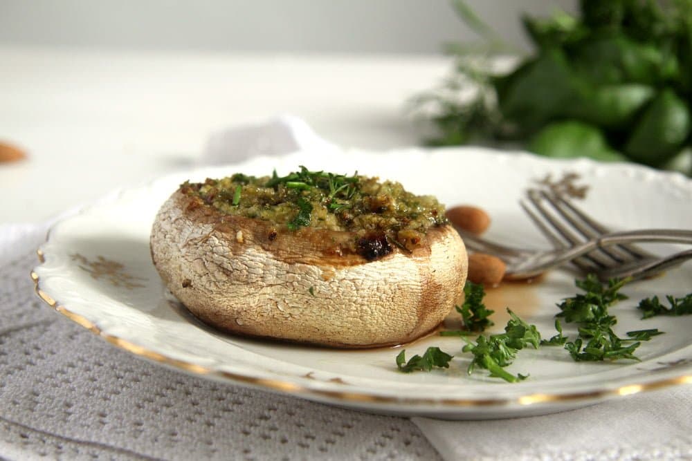 Mushrooms with Herb Butter Filling