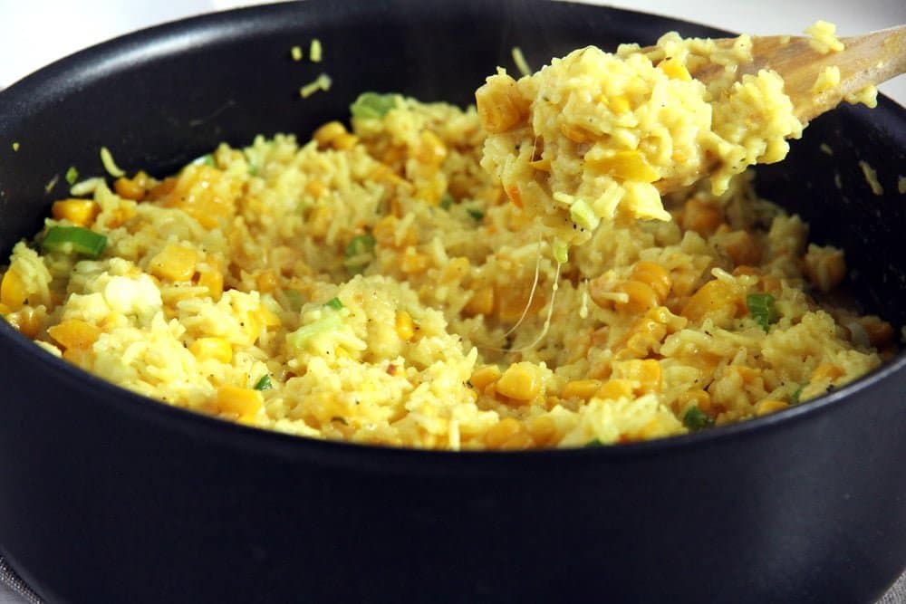 Cheesy Turmeric Rice