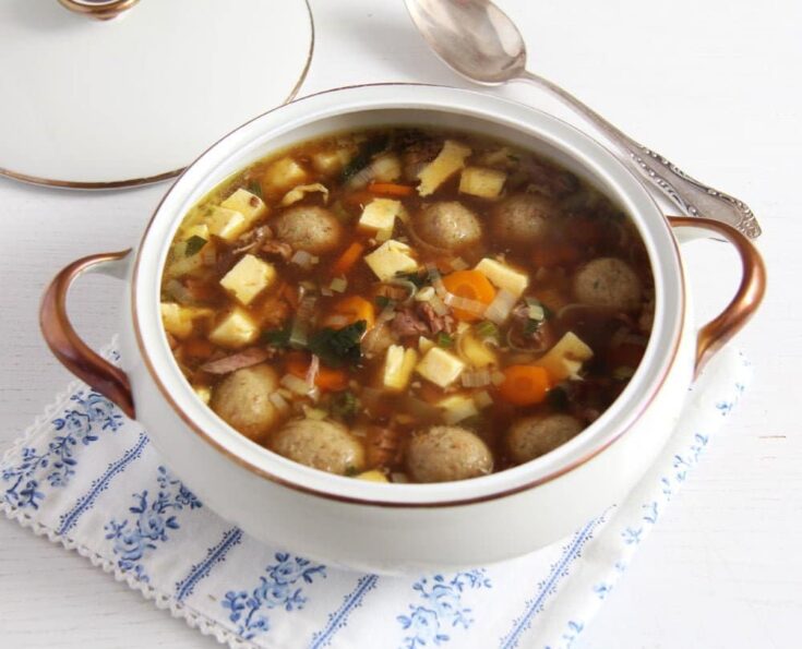 German Beef and Dumpling Soup Where Is My Spoon