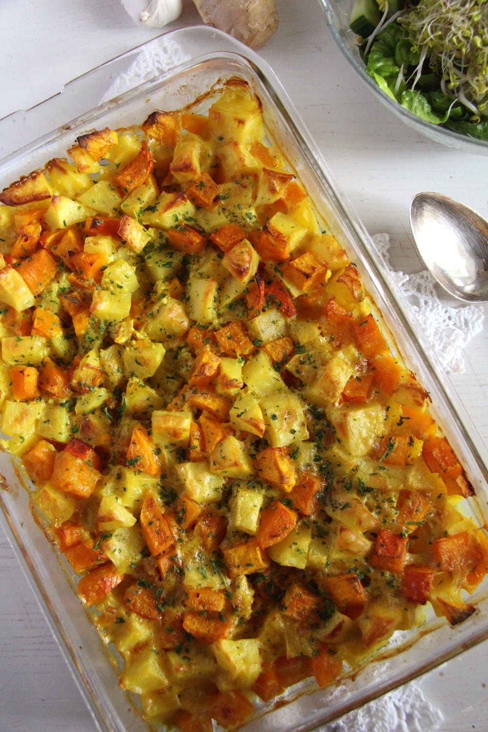 Pumpkin Potato Casserole