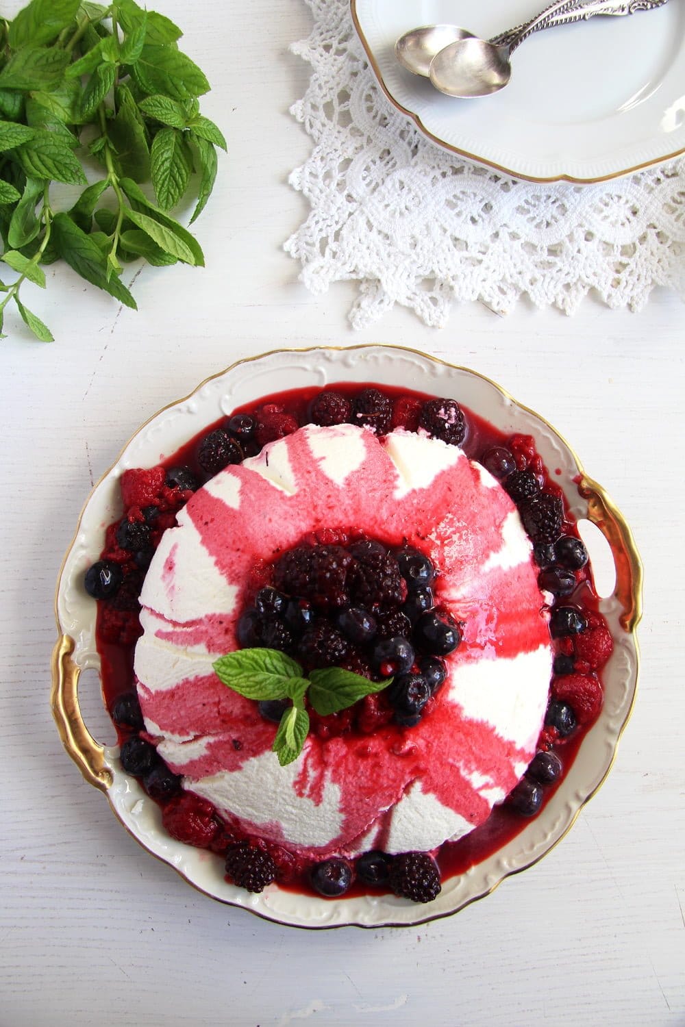 Yogurt Bomb with Berries