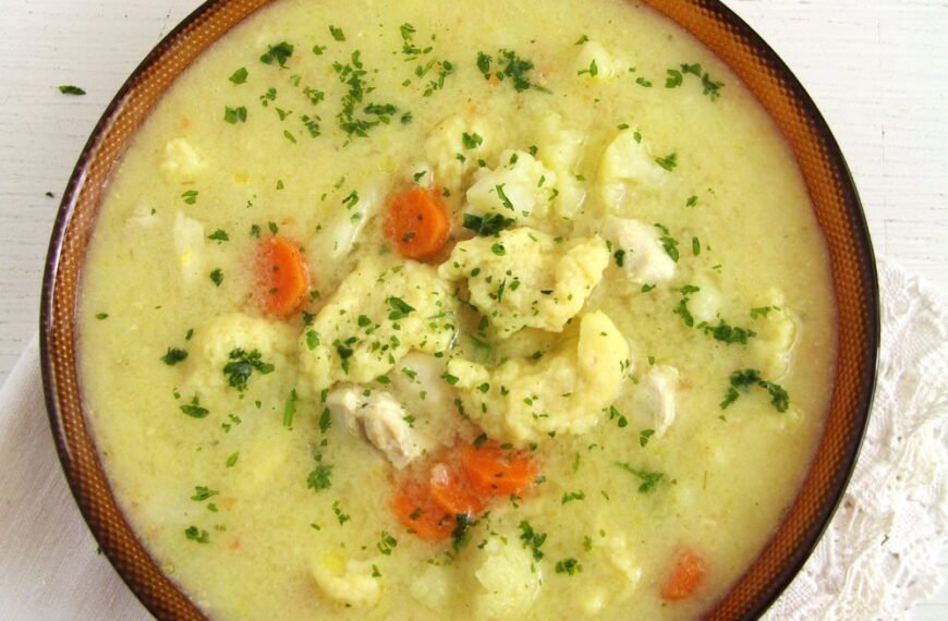 Chicken Cauliflower Soup