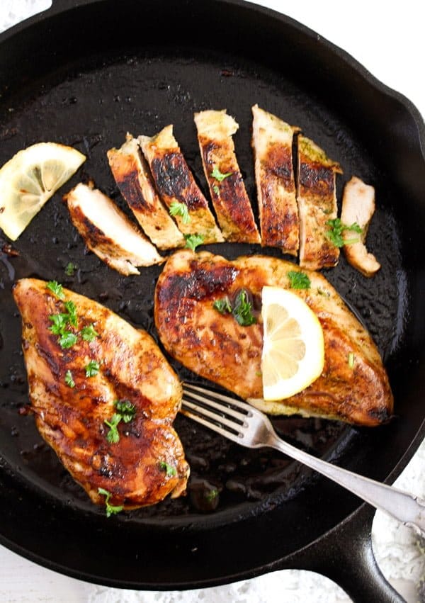 Basic Skillet Chicken Breasts