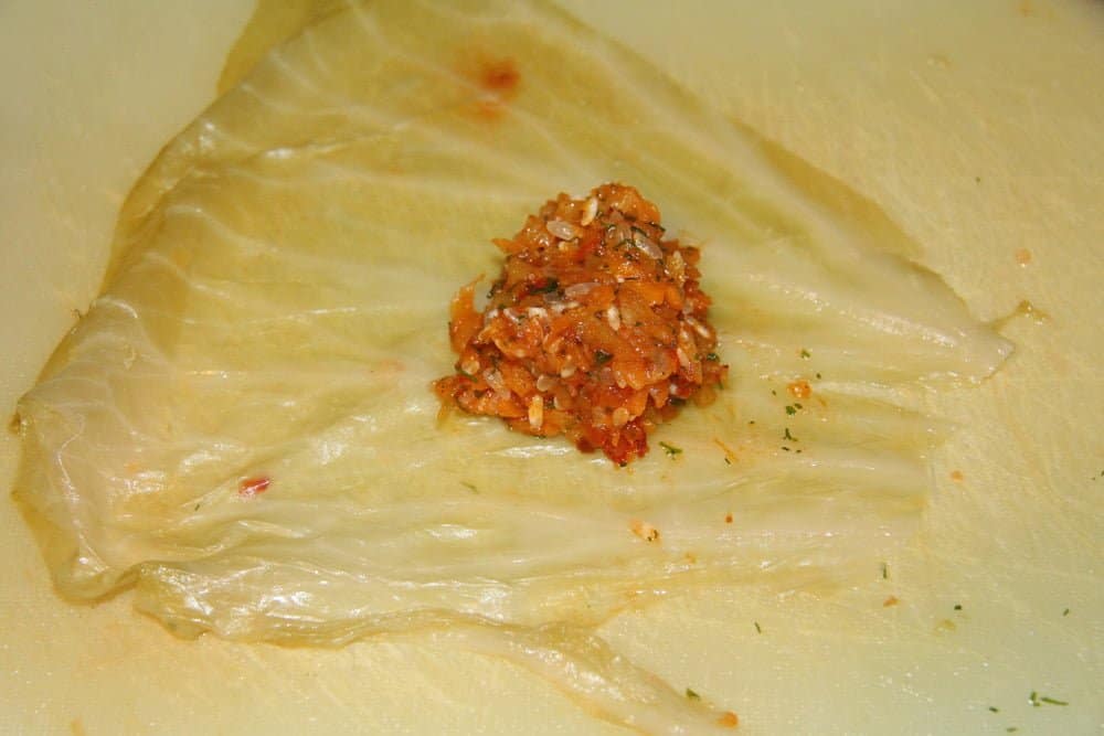 how to stuff cabbage rolls