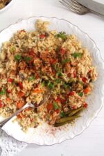 Romanian Vegetable Rice Recipe (Pilaf)