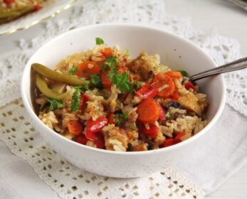 Romanian Rice - Vegetable Pilaf - Where Is My Spoon