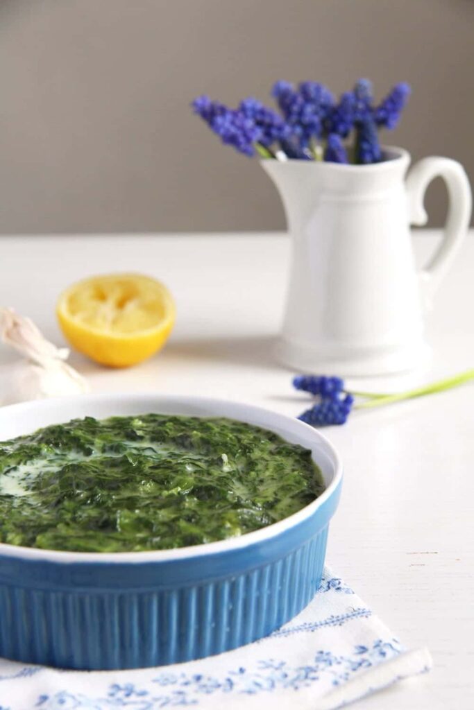 Spinach in Béchamel Sauce