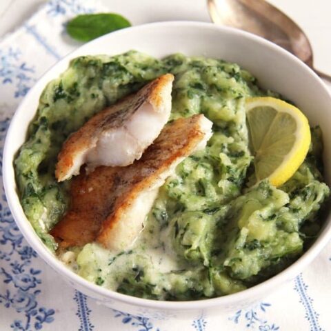 Creamy Spinach Potato Mash spinach potatoes 480x480 Creamy Spinach Potato Mash
